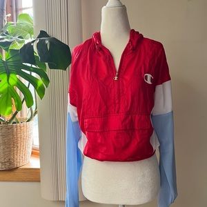 Champion hooded pullover, size XS